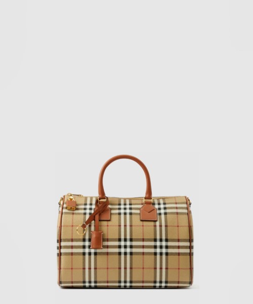 [BURBERRY-버버리]미니 체크 볼링백 80921301