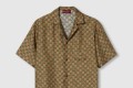 [GUCCI-구찌]GG 홀스빗 프린트 트윌 실크 셔츠 794907