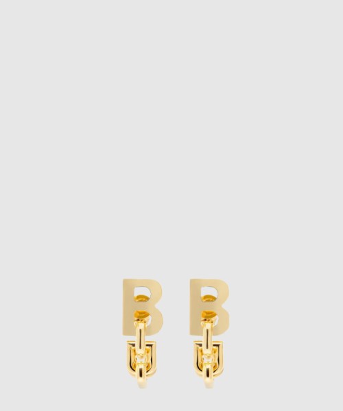 [BALENCIAGA-발렌시아가]B 체인 후프 귀걸이 748176