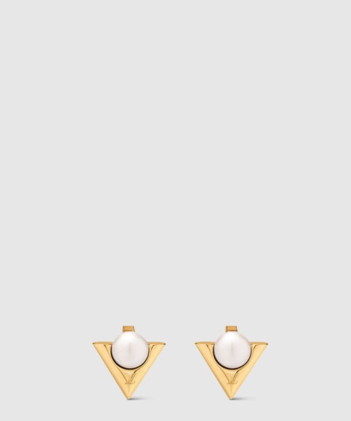 [LOUIS VUITTON-루이비통]V 포 비통 펄 앤드 메탈 귀걸이 M02368