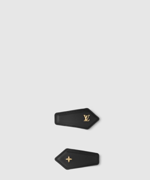 [LOUIS VUITTON-루이비통]LV 백스테이지 헤어 클립 레더 M01442