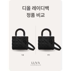 디올 레이디백 미니 정품비교