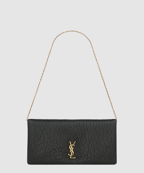 [SAINT LAURENT-생로랑]그레인 램스킨 소재의 calypso 미니백 801712