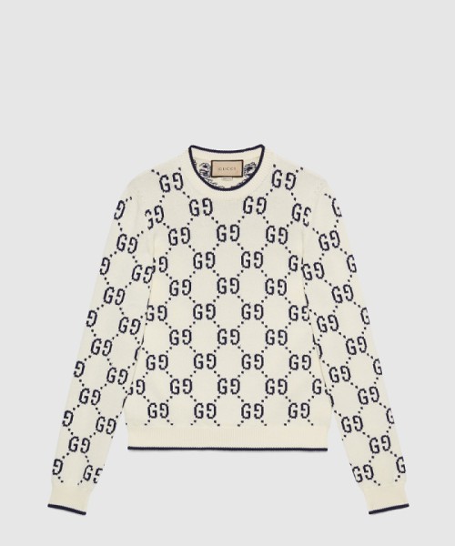 [GUCCI-구찌]GG 코튼 니트 스웨트셔츠 94767