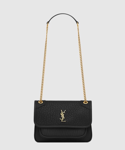 [SAINT LAURENT-생로랑]그레인 램스킨 소재 niki 미니 828736