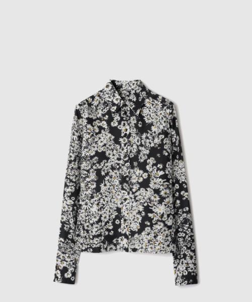 [BURBERRY-버버리]레귤러핏 데이지 실크 셔츠 81050641