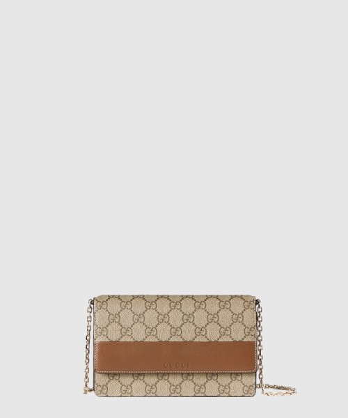 [GUCCI-구찌]GG 엠블럼 체인 지갑 838151