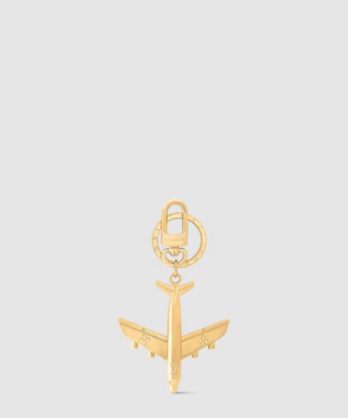 [LOUIS VUITTON-루이비통]LV 플레인 (LV Plane) 키 홀더 & 백 참 M02542