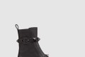 [VALENTINO-발렌티노]톤온톤 스터드가 달린 송아지 가죽 앵클 부츠