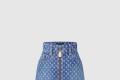 [LOUIS VUITTON-루이비통]모노그램 데님 미니 스커트 1AHIAJ