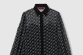 [GUCCI-구찌]프린트 멀버리 실크 크레이프 셔츠 818460