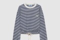 [PRADA-프라다]긴소매 스트라이프 저지 티셔츠 34675R
