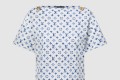 [LOUIS VUITTON-루이비통]Aquarelle 모노그램 아일렛 티셔츠 1AHIZ1