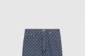 [GUCCI-구찌]로우라이즈 GG 데님 자카드 쇼츠 782163