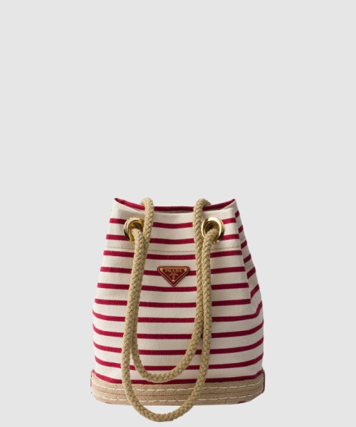 [PRADA-프라다]마리너 스몰 패브릭 버킷백 1BE082