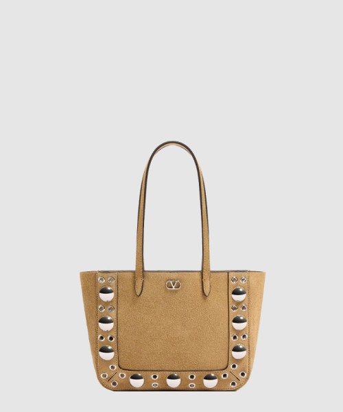 [VALENTINO-발렌티노]가라바니 넬코트 스웨이드 미니 쇼퍼백
