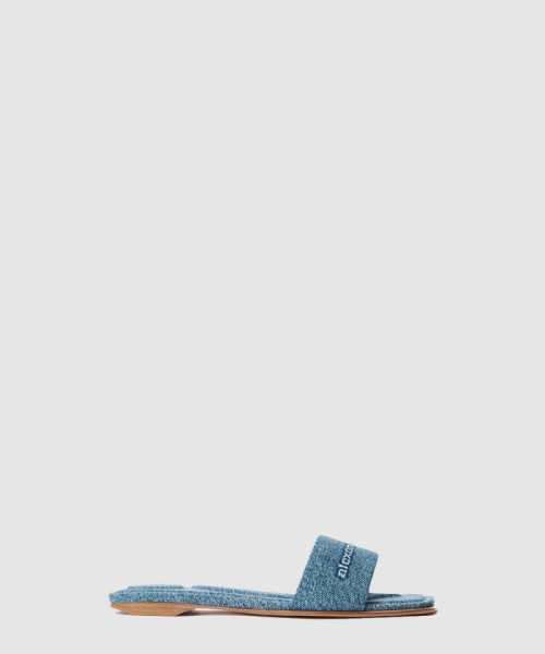 [MCQUEEN-알렉산더맥퀸]데님 슬립온 샌들 30125S