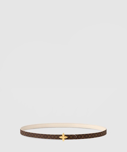 [LOUIS VUITTON-루이비통]LV 미니 플라워그램  리버서블 벨트 M4196W