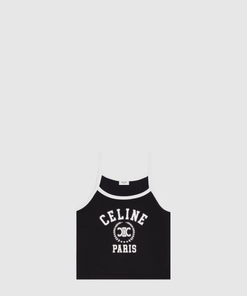 [CELINE-셀린느]탱크 탑 코튼 저지 RX0AQ6