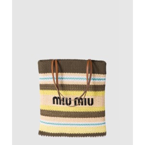 [MIUMIU-미우미우]크로셰 토트백 5BG248
