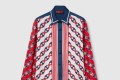 [GUCCI-구찌]트윌 멀버리 실크 프린트 셔츠 837642