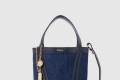 [CHLOE-끌로에]데님 스몰 Chloé Spin 토트백 AS812